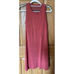 Shebird The Tunic Tank Bra Dress Women's 2 Orange Sun Sleeveless Stretch Basic